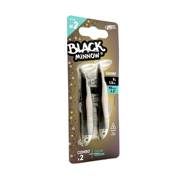 Double Combo Black Minnow 90 Shore 5g - Image 2