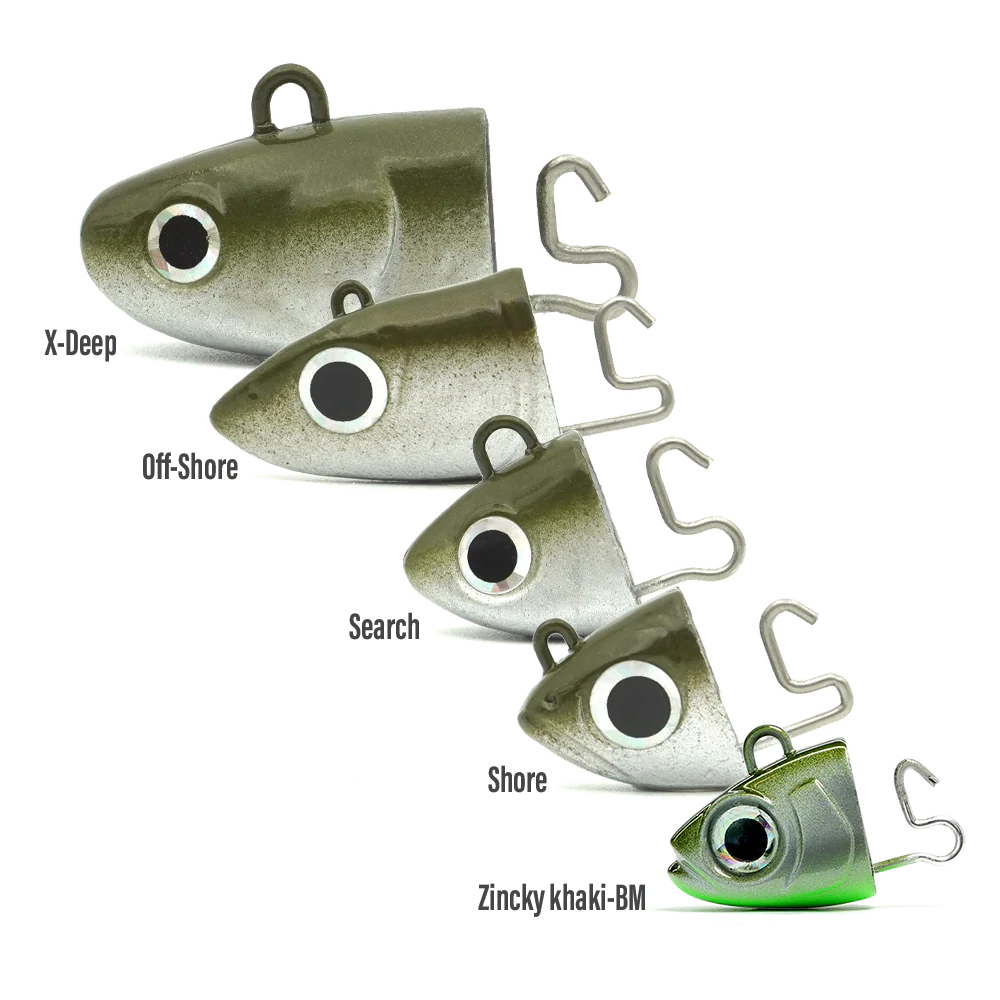 Tête plombée Black Minnow 70