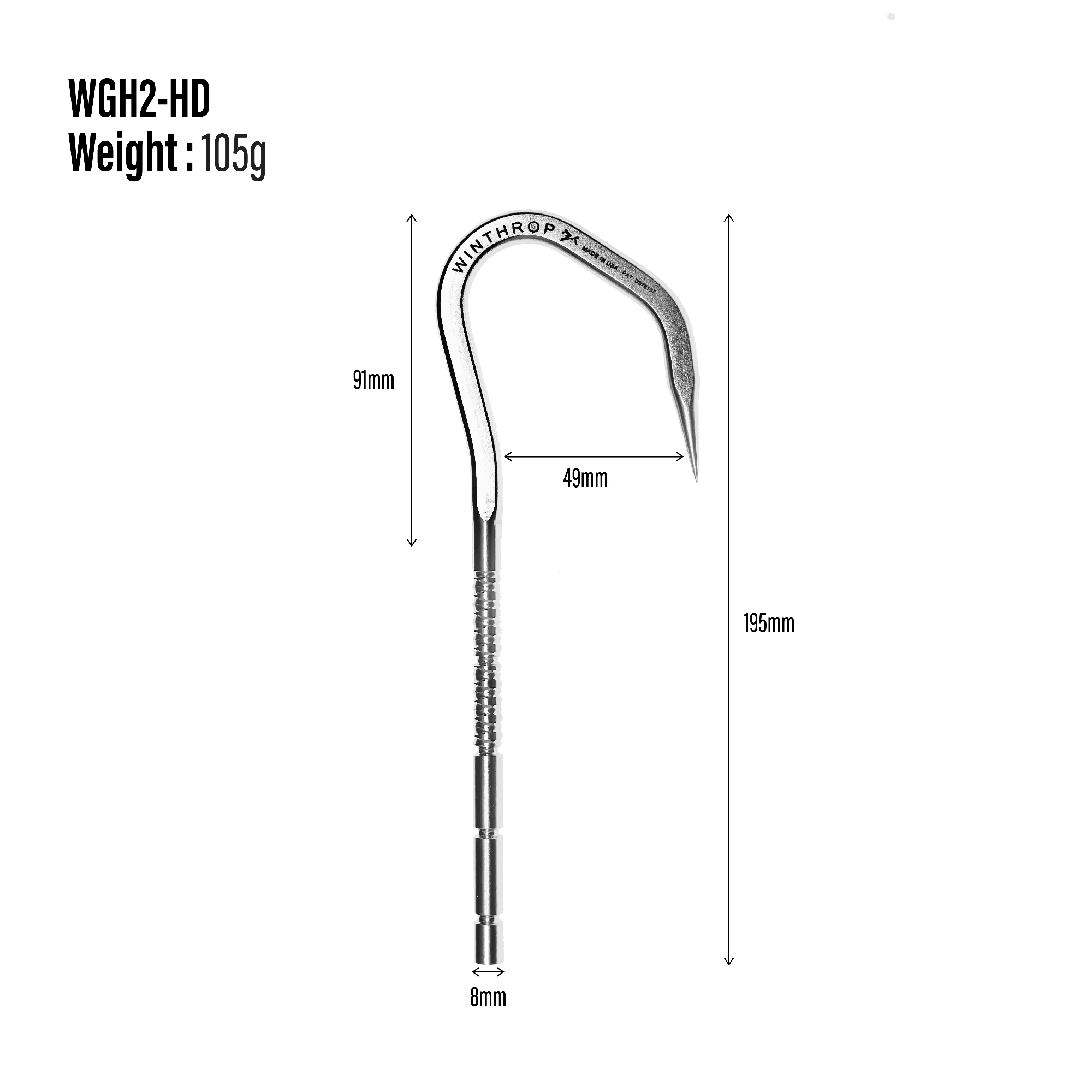 Winthrop Tackle Gaff Hooks - Image 6